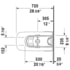 Duravit-216051TP-Technical Drawing