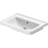 Duravit D-Neo 25-11/16" Rectangular Ceramic Wall Mounted Bathroom Sink with Overflow White