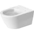 Duravit D-Neo 0.8 / 1.28 GPF Dual Flush Wall Mounted Round Toilet White