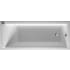 Duravit Starck 67" Drop In Acrylic Soaking Tub with Right Drain and Overflow White