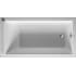 Duravit Starck 67" Drop In Acrylic Soaking Tub with Right Drain and Overflow White