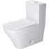 Duravit DuraStyle 0.92 / 1.32 GPF Dual Flush Elongated Toilet with Push Button Flush - Seat Included White