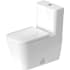 Duravit Happy D.2 0.92 / 1.32 GPF Dual Flush Elongated Toilet with Push Button Flush - Seat Included White