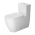 Duravit ME by Starck 0.92 / 1.32 GPF Dual Flush Elongated Toilet with Push Button Flush - Seat Included White