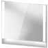 Duravit Qatego 29-1/2" x 31-1/2" Transitional Rectangular Frameless Bathroom Wall Mirror with LED Lighting White Matte
