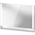 Duravit Qatego 2-1/2"W x 29-1/2"H Framed Wall Mounted Bathroom Mirror White Matte