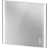 Duravit XViu 1-5/8"W x 31-1/2"H Frameless Wall Mounted Bathroom Mirror with LED Lighting Black