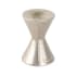 Du Verre Forged 2 -  5/8" Hourglass Button Cabinet Knob / Drawer Knob Satin Nickel