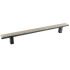 Du Verre Forged 3 - 9" Center to Center Textured Flat Bar Designer Cabinet Handle / Drawer Pull Antique Brass