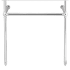 DXV Oak Hill Metal Console Stand Only - Less Sink Polished Chrome
