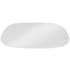 DXV DXV Modulus 10" Vitreous China Drain Cover Canvas White