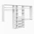 Easy Track 108 Inch Wide Ultimate Closet Organizer System White