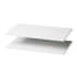 Easy Track 24 Inch Shelves for Easy Track Closet System - 2 Pack White