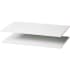 Easy Track 35 Inch Shelves for Easy Track Closet System - 2 Pack White