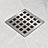 Ebbe America QUADRA - Brushed Nickel - Unique Drain Cover Brushed Nickel