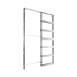 Eclisse Pocket Door System Steel Frame Kit for 30" x 80" Doors with 2x4 Walls Galvanized Steel