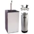EdgeStar 18 Inch Wide Kegerator with New Home Brew Keg Stainless Steel