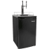 EdgeStar 20 Inch Wide Free Standing Dual Tap Cold Brew Coffee Kegerator Black
