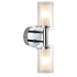 Eglo Palermo Two-Bulb Wall Sconce Chrome