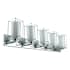 Eglo Iride 5 Light 6" Wide Vanity Light Chrome