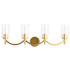 Eglo Devora 4 Light 31" Wide Vanity Light Antique Gold