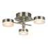Eglo Transton 15" Wide LED Semi-Flush Ceiling Fixture Brushed Nickel