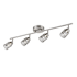 Eglo Temmar 30" Wide LED Fixed Rail Ceiling Fixture Brushed Nickel