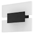 Eglo Metrass 2 8" Tall LED Wall Sconce Matt Black