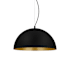 Eglo Rafaelino 21" Wide Pendant Black / Gold Leaf