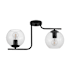 Eglo Marojales 2 Light 22" Wide Semi-Flush Ceiling Fixture Black