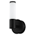Eglo Palmera 1 11" Tall LED Bathroom Sconce Matte Black