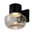Eglo Belby 8" Tall LED Bathroom Sconce Black