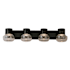 Eglo Belby 4 Light 31" Wide LED Vanity Light Black