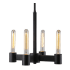 Eglo Broyles - 4 Light Chandelier Matte Black