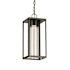 Eglo Walker Hill 7" Wide LED Outdoor Mini Pendant Matte Black