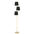 Eglo Almeida 2 3 Light 66" Tall Tree Floor Lamp Brushed Brass