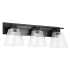 Eglo Copley 3 Light 9" Wide Vanity Light Matte Black