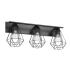 Eglo Tarbes 3 Light 8" Wide Vanity Light Matte Black