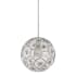 Eglo Skoura 12" Wide Pendant with Shade Chrome
