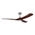 Eglo Williwaw 60" 3 Blade Indoor Ceiling Fan Brushed Nickel