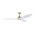 Eglo Westerly 72" 3 Blade Indoor Ceiling Fan Satin Brass