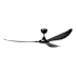 Eglo Mission Bay 72" 3 Blade Indoor Ceiling Fan Black