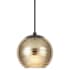 Eglo Lemorieta 7" Wide Mini Pendant Black / Gold