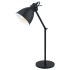 Eglo Priddy 17" Tall Gooseneck Desk Lamp Black