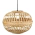 Eglo Amsfield 15" Wide Wood Pendant Brown