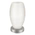 Eglo Batista 1 9" Tall Table Lamp Matte Nickel