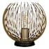 Eglo Venezuela 9" Tall Accent Table Lamp Black / Gold