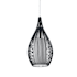 Eglo Razoni 8" Wide Mini Pendant Black
