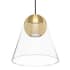 Eglo Cerasella 8" Wide Commercial Mini Pendant Brushed Brass