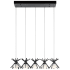 Elan Beale 32" LED Linear Chandelier Matte Black